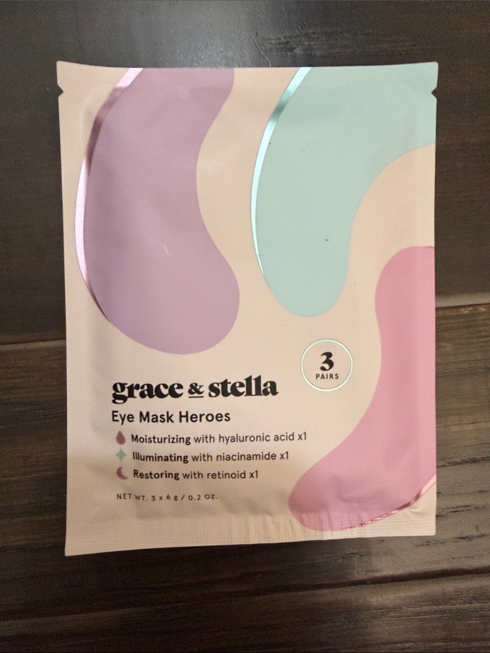 grace & stella Eye Mask Heroes 3 pairs